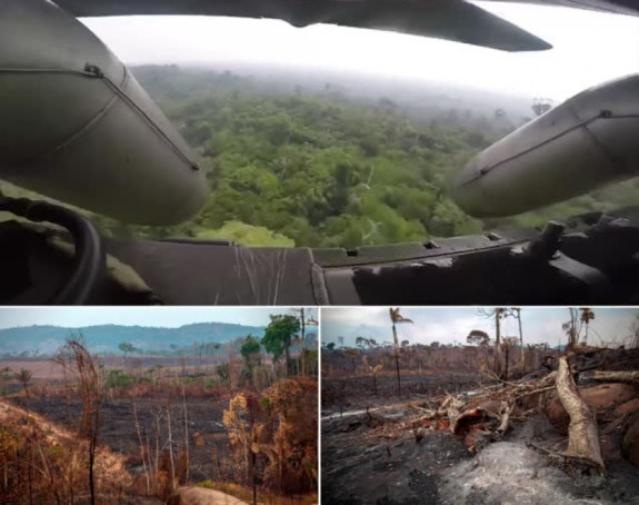 Požar u Amazoniji: Vojska krenula u gašenje požara