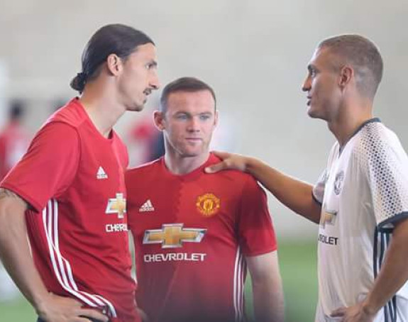 Vidić "savjetovao" Runija i Ibrahimovića...!