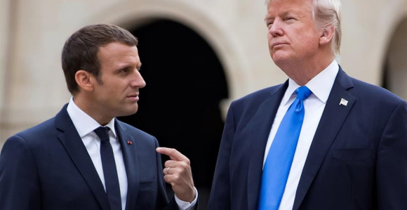 Makron uputio kritiku Trampu