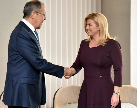 Grabar-Kitarović i Lavrov o izborima
