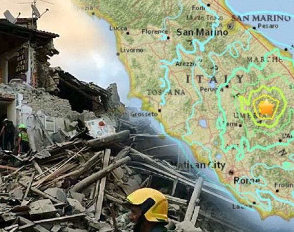 Snažan zemljotres u centralnoj Italiji