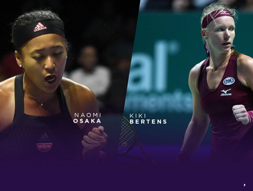 WTA finale: Osaka predala, Bertensova profitirala!