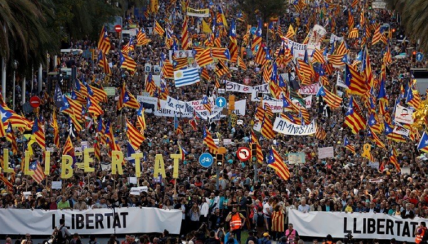 Велики марш на улицама Барселоне