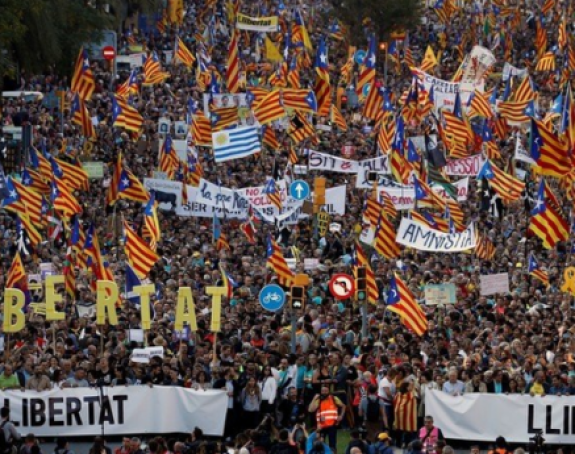 Велики марш на улицама Барселоне