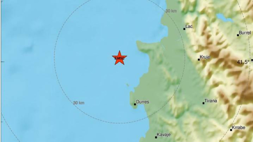 Албанија: Вечерас још један потрес јачине 4,7