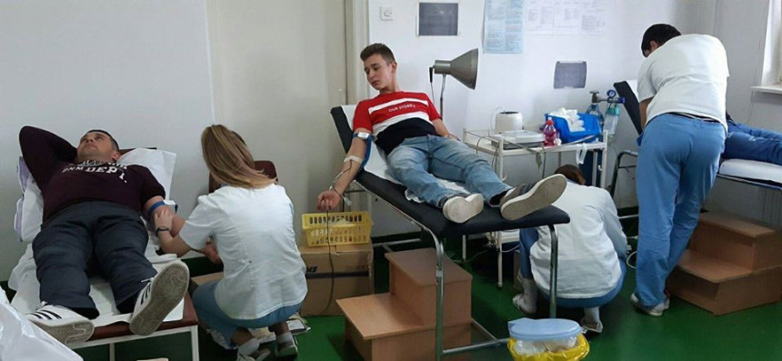 Davanje krvi za bolnicu u Gradišci