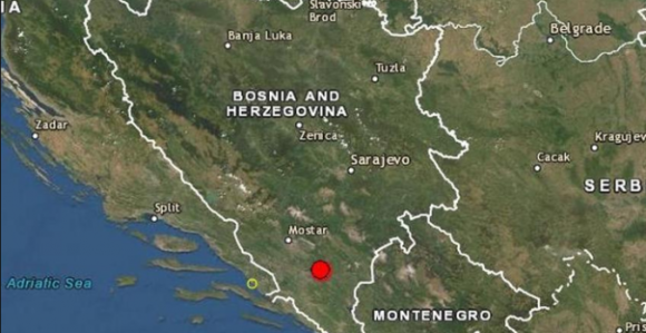 Jak zemljotres osjetio se u Hercegovini
