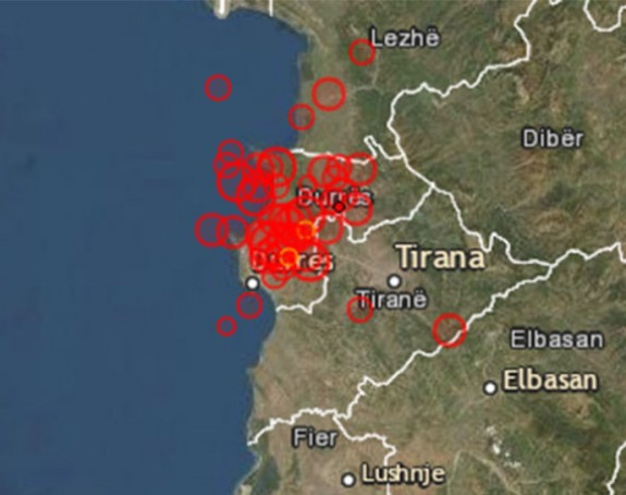 У Албанији поново земљотрес, од јутрос четрдесети