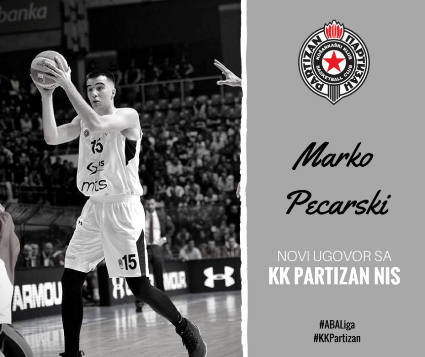 KK Partizan: Pecarski potpisao četvrogodišnji ugovor!