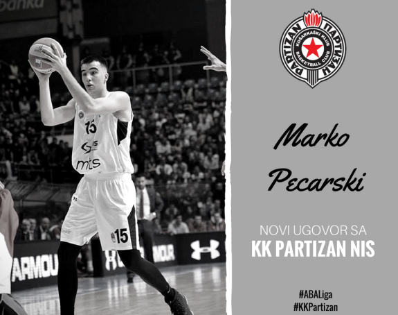 KK Partizan: Pecarski potpisao četvrogodišnji ugovor!