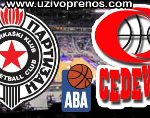 ABA: Majstorica Cedevita - Partizan pomjerena na nedjelju