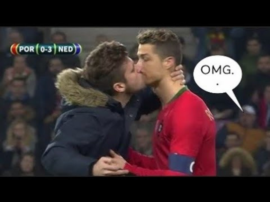 Video: Ronaldo, čekaj da te poljubim!