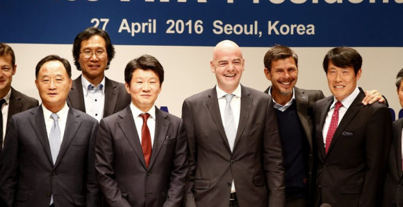 Infantino miri Severnu i Južnu Koreju!
