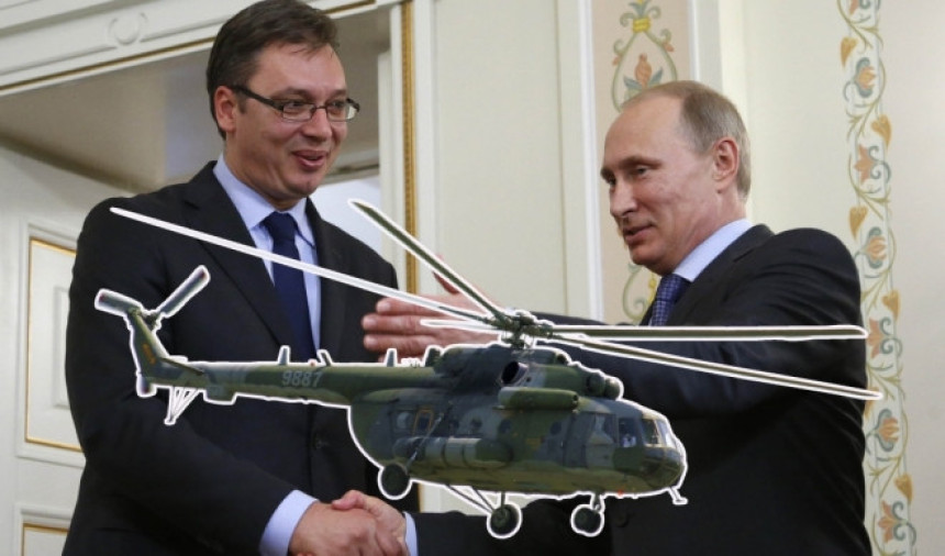 Путин сутра шаље Србији два хеликоптера 'ми 17'