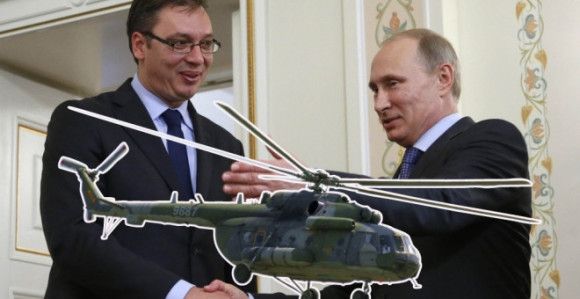 Putin sutra šalje Srbiji dva helikoptera 'mi 17'
