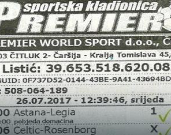 Uložio pet, pa dobio 45.328 KM