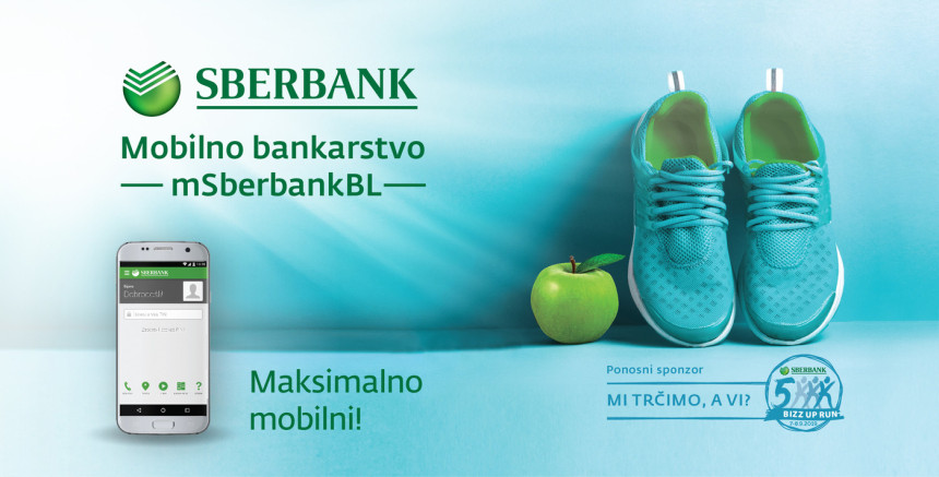 Sberbank sponzor trke „Sberbank 5K BIZZ UP Run"   