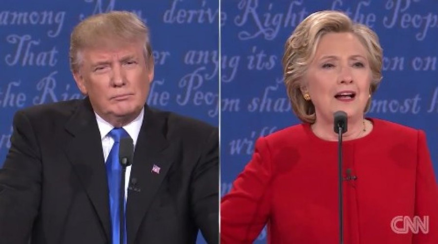 Увреде обиљежиле прву дебату Трампа и Хилари