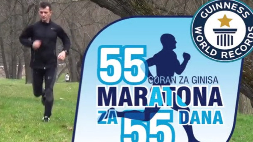 Goran piše istoriju: Istrčao 25 od 55 maratona!