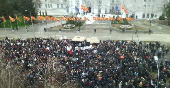 Ponovo protesti u prijestonici Makedonije