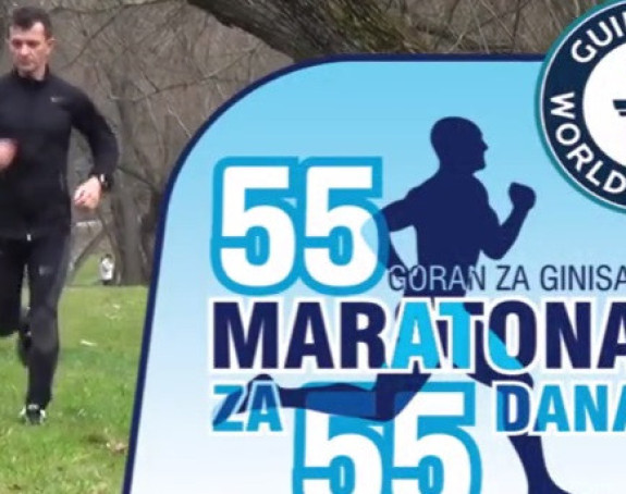 Goran piše istoriju: Istrčao 25 od 55 maratona!