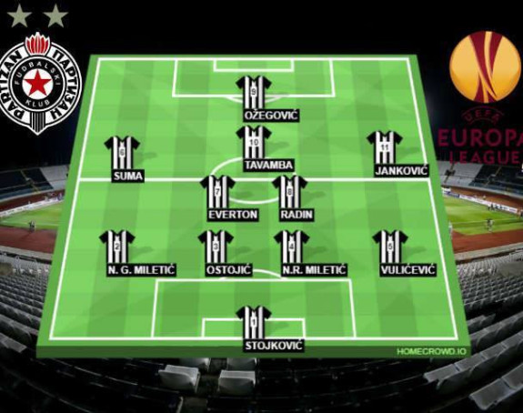 LE: Partizanov tim za Dinamo...