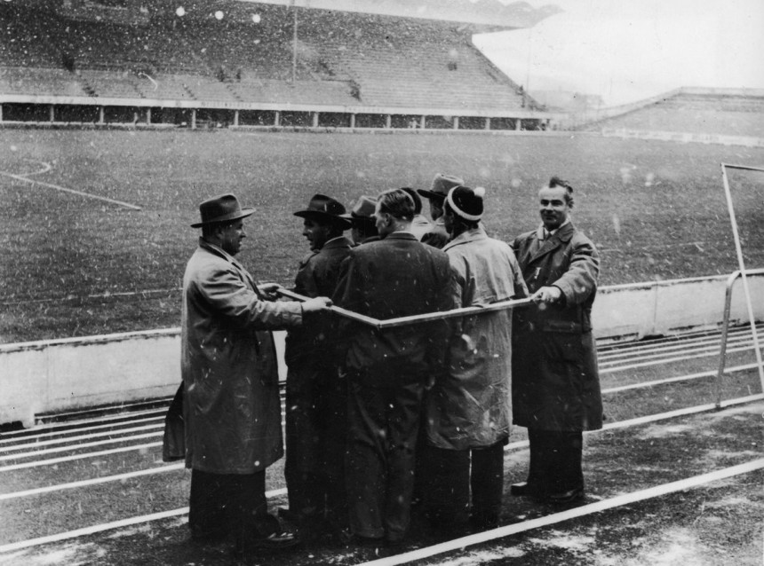 Evo kako se merio kapacitet tribina u vrijeme dok nije bilo stolica na njima...