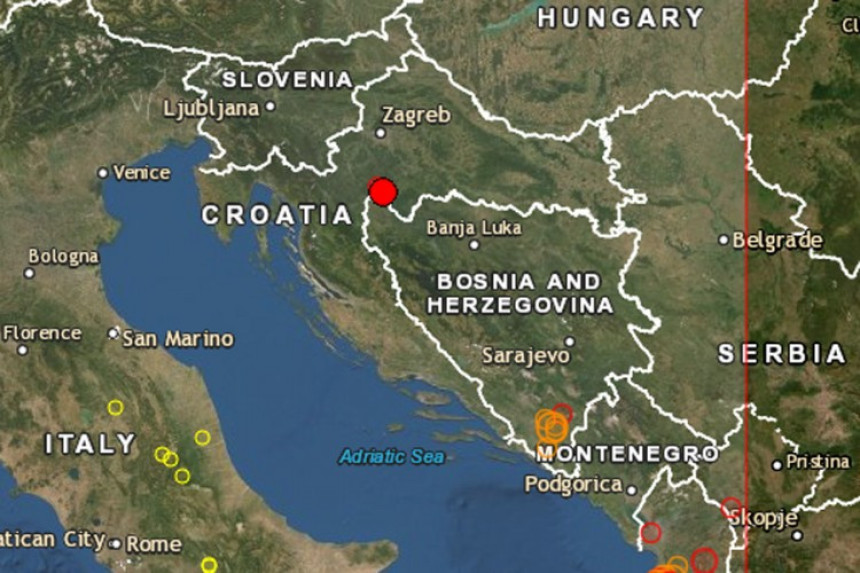 Регион не мирује, земљотрес код Карловца
