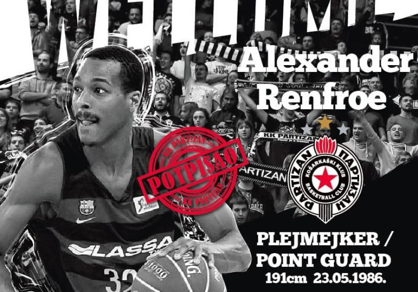 Renfro: Za Partizan znam otkako sam došao iz SAD!