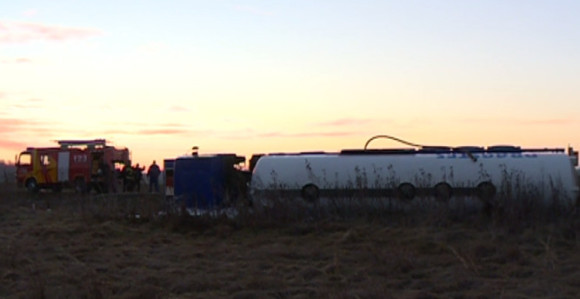 Бијељина: Цистерна се преврнула и запалила