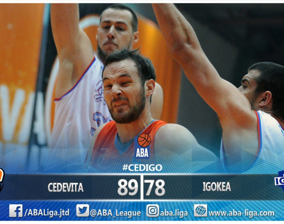 ABA: Cedevita trojkama "srušila" Igokeu!