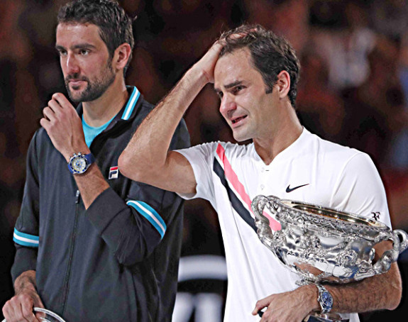Federer podigao DVADESETI pehar, pa zaplakao!