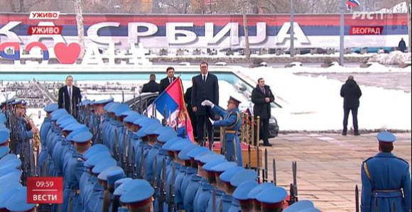 Pahor u Beogradu, dočekao ga Vučić