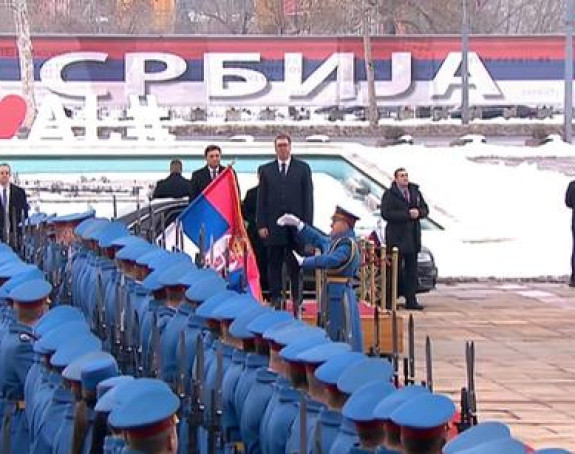 Pahor u Beogradu, dočekao ga Vučić