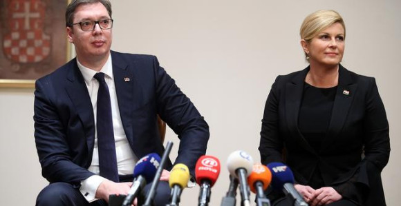 Vučić i Kitarović u posjeti BiH