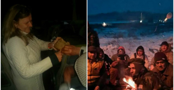 Blokirani putnici kod Žepča 