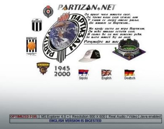 Kako je Partizan bio na internetu prije nego što je internet stigao u Srbiju?!