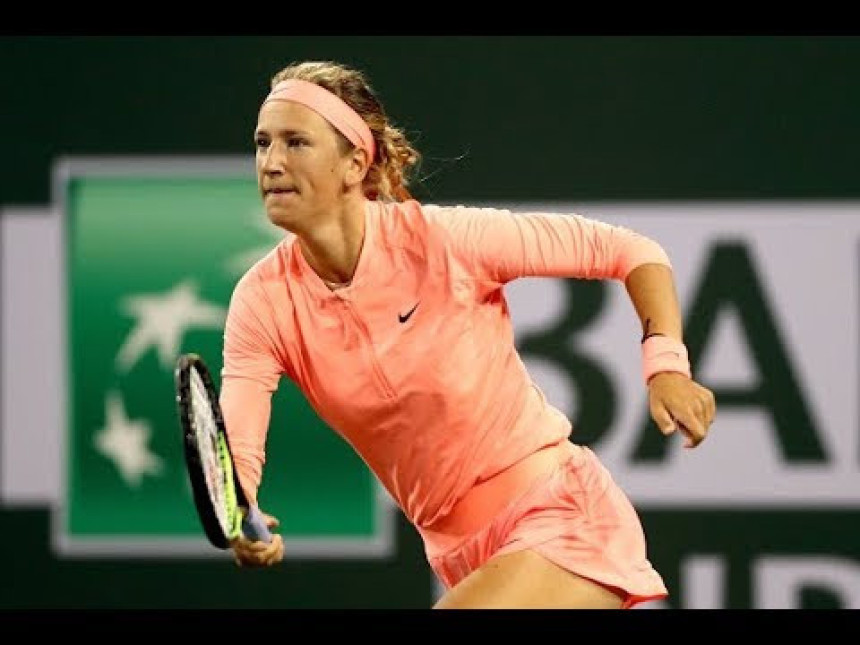 Azarenka "vozi" i razmišlja o trofeju!