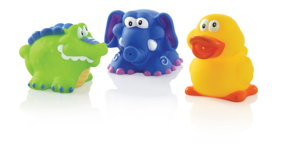 Gumene igračke za kupanje pune bakterija