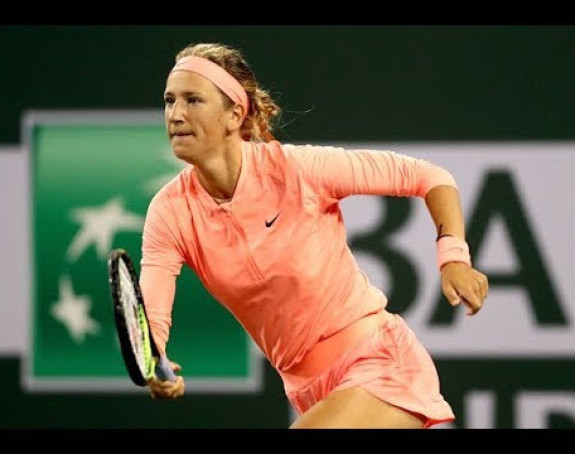 Azarenka "vozi" i razmišlja o trofeju!