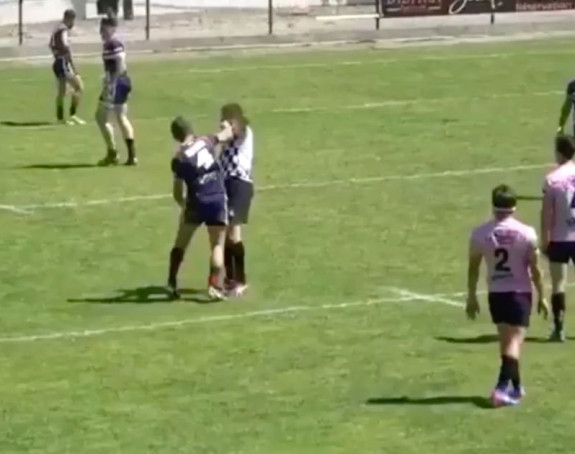 Video: Izbacite ga iz sporta - poslao sudiju u bolnicu!