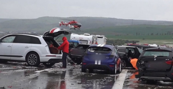 Veliki lančani sudar u Njemačkoj