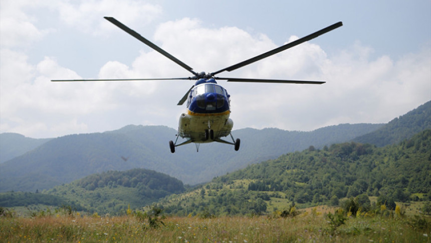 Bratunac: Srušio se helikopter