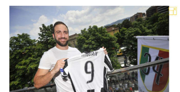 То је та црно-бијела деветка! Гонзало, лијепо ти стоји Јувеов грб!