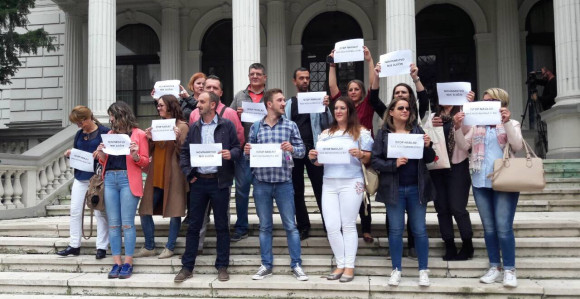 Poruka novinara: "Stop nasilju"