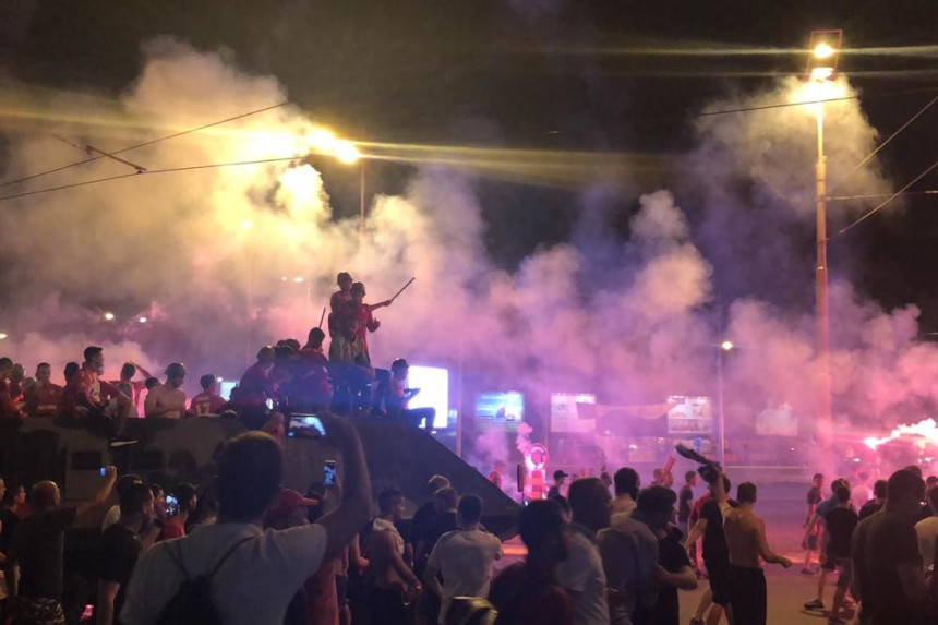 Ovako je Zvezda slavila ulazak u Ligu šampiona!