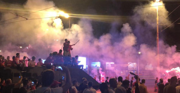 Ovako je Zvezda slavila ulazak u Ligu šampiona!