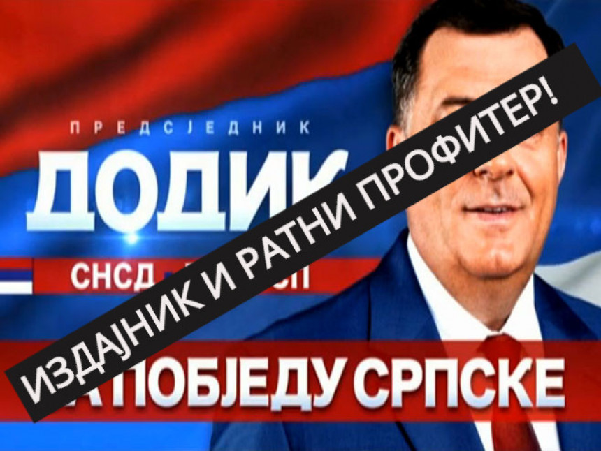 SNP "Naši": Ne glasajte za Dodika!