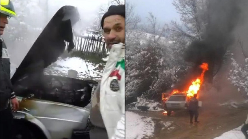 Izgorio automobil Zmaja od Šipova