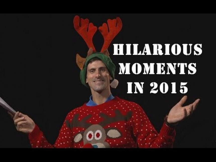 Video: Smiješna strana Novakove najbolje godine!